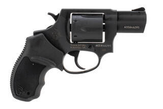 38 Special 856 Revolver with matte black finish from Taurus has a carbon steel frame